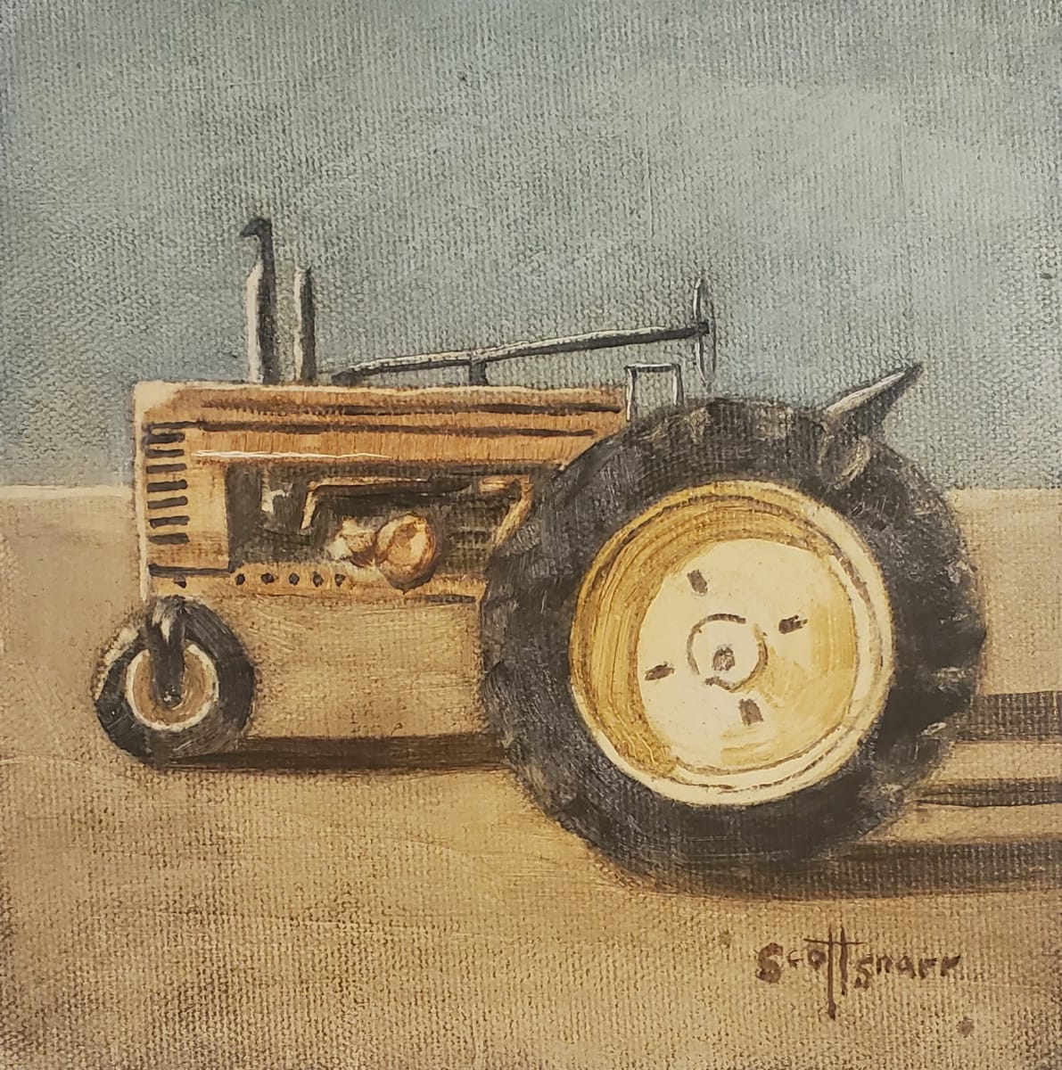 The Red Tractor by Scott Snarr 