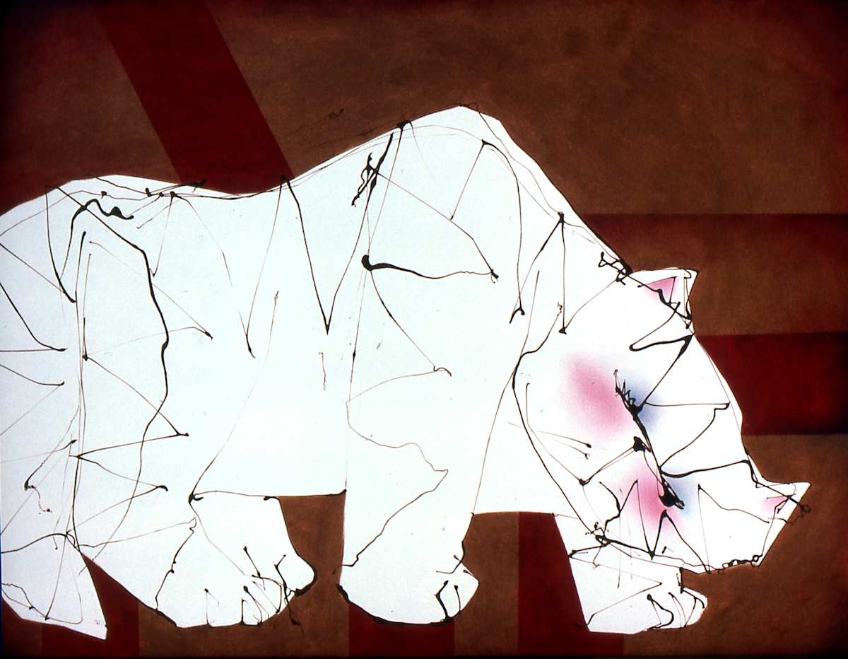 Cat Imitating a Rhino by Gerrit Greve 
