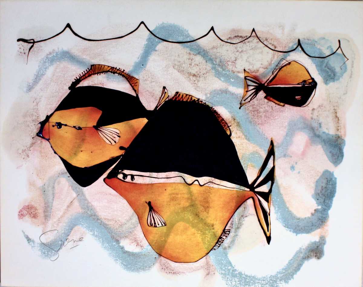 Three Fish by Gerrit Greve 
