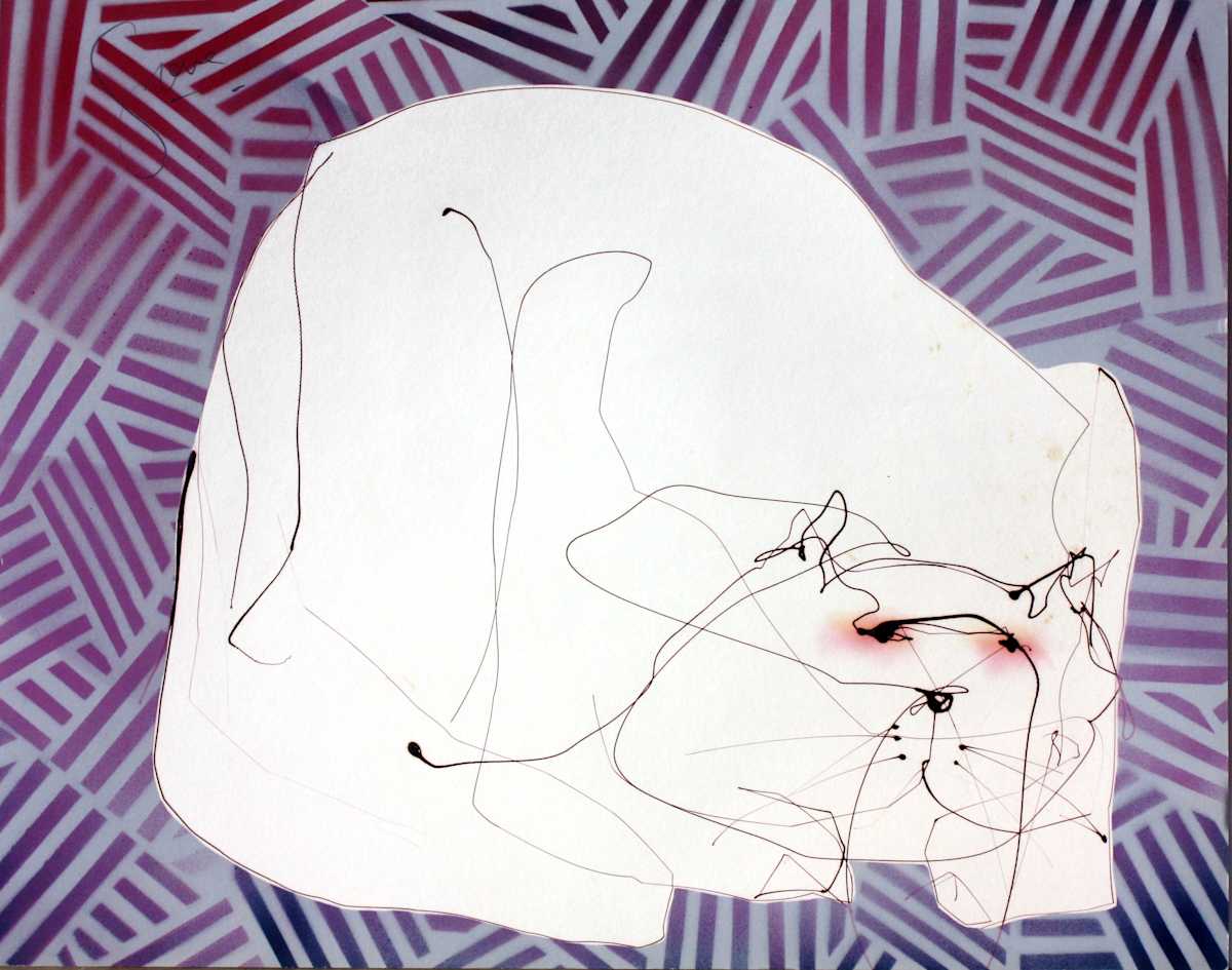 White Cat by Gerrit Greve Art Collection, Image 3.