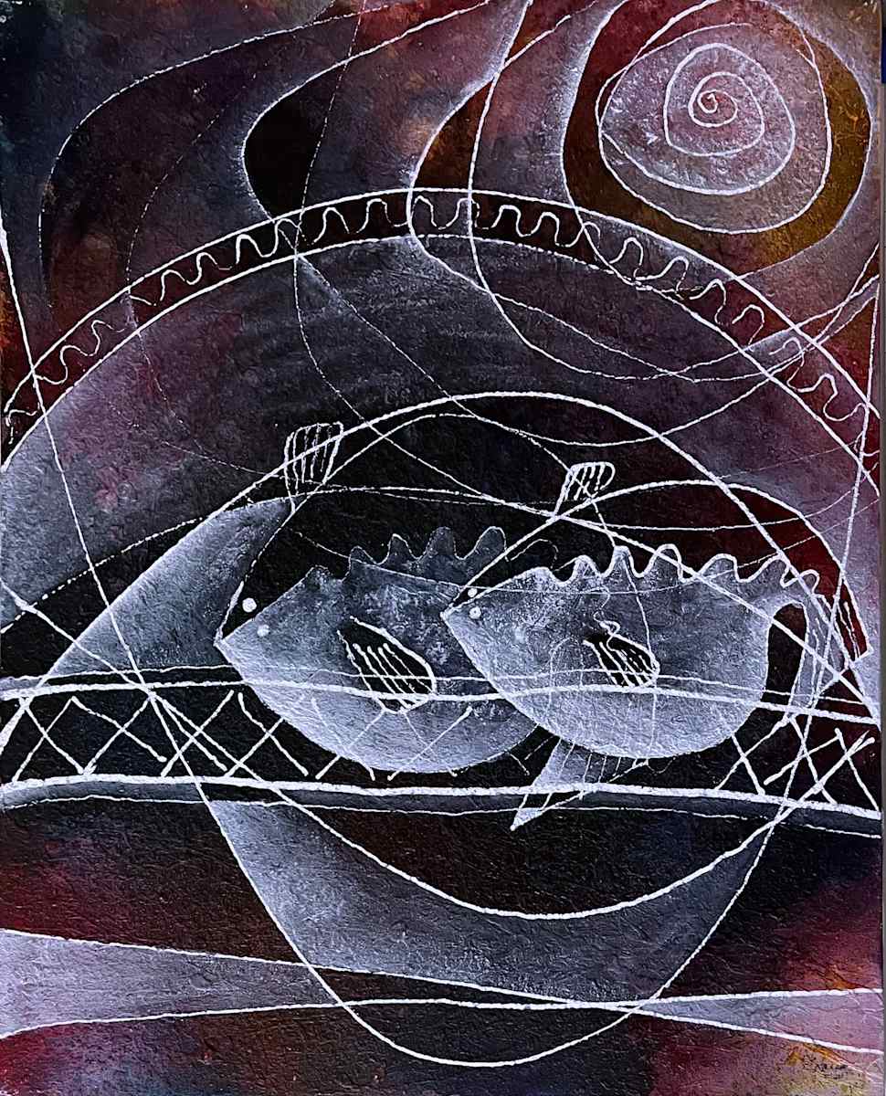 Two Fish by Gerrit Greve 