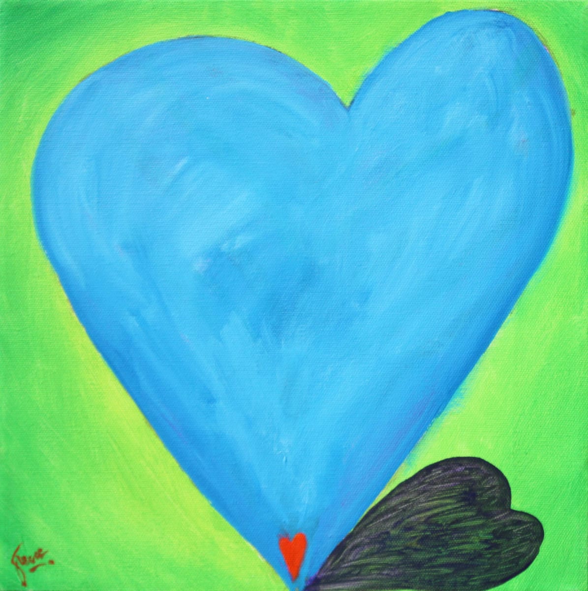 Blue Heart _ 2940 by Gerrit Greve 