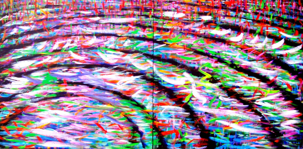 Grass Water Ripples by Gerrit Greve 