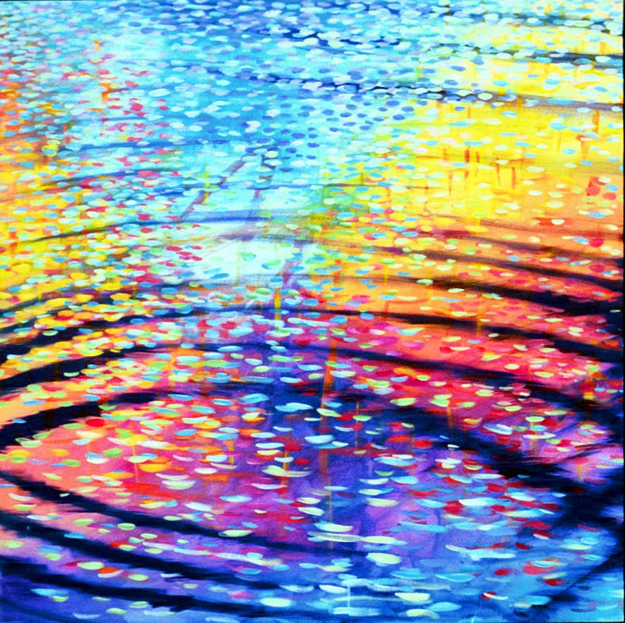 Summer Water Ripples-first by Gerrit Greve 