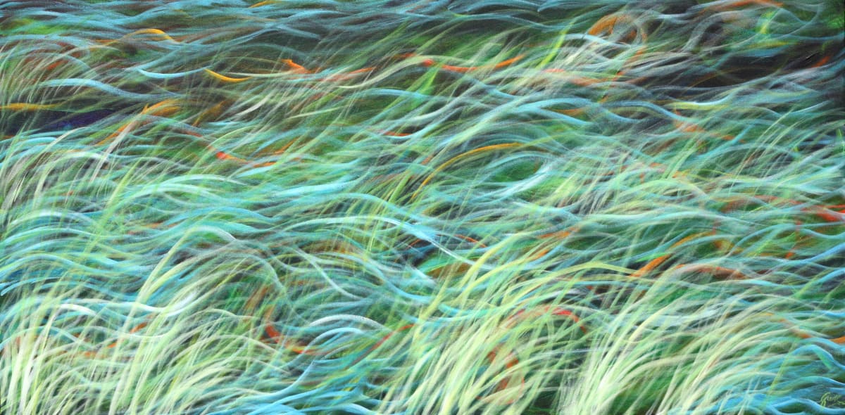 Creek Reeds 06 by Gerrit Greve 