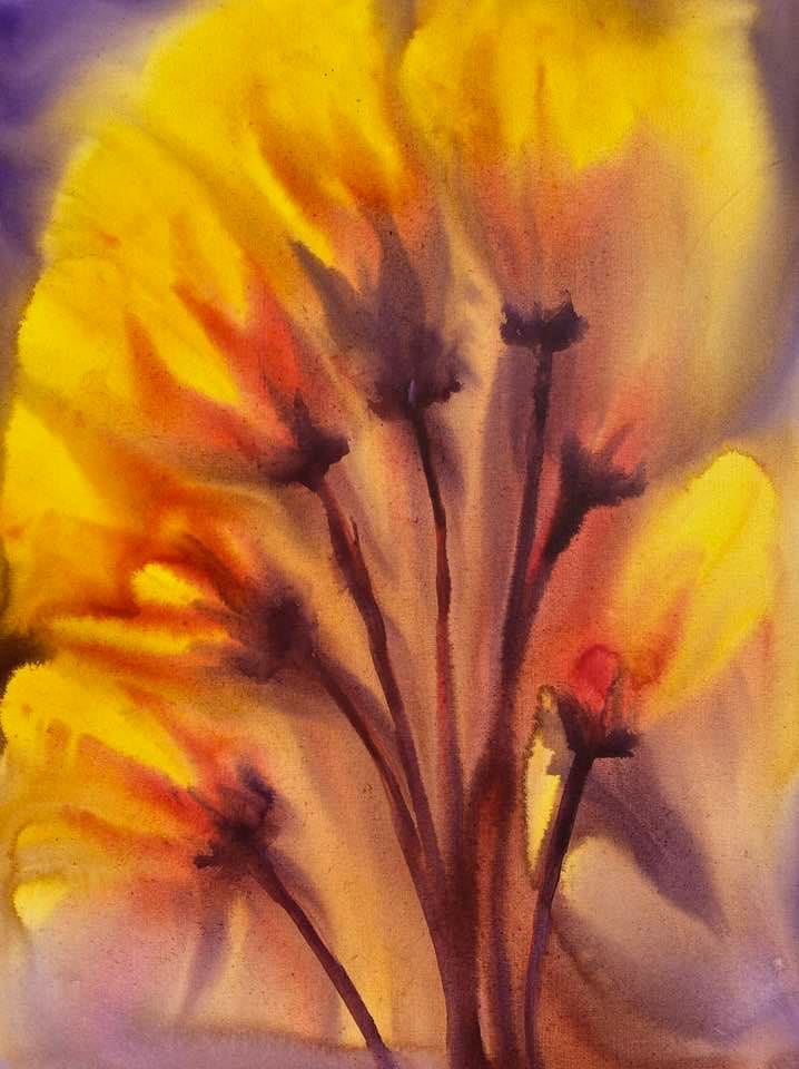 64 Yellow Flowers by Gerrit Greve 