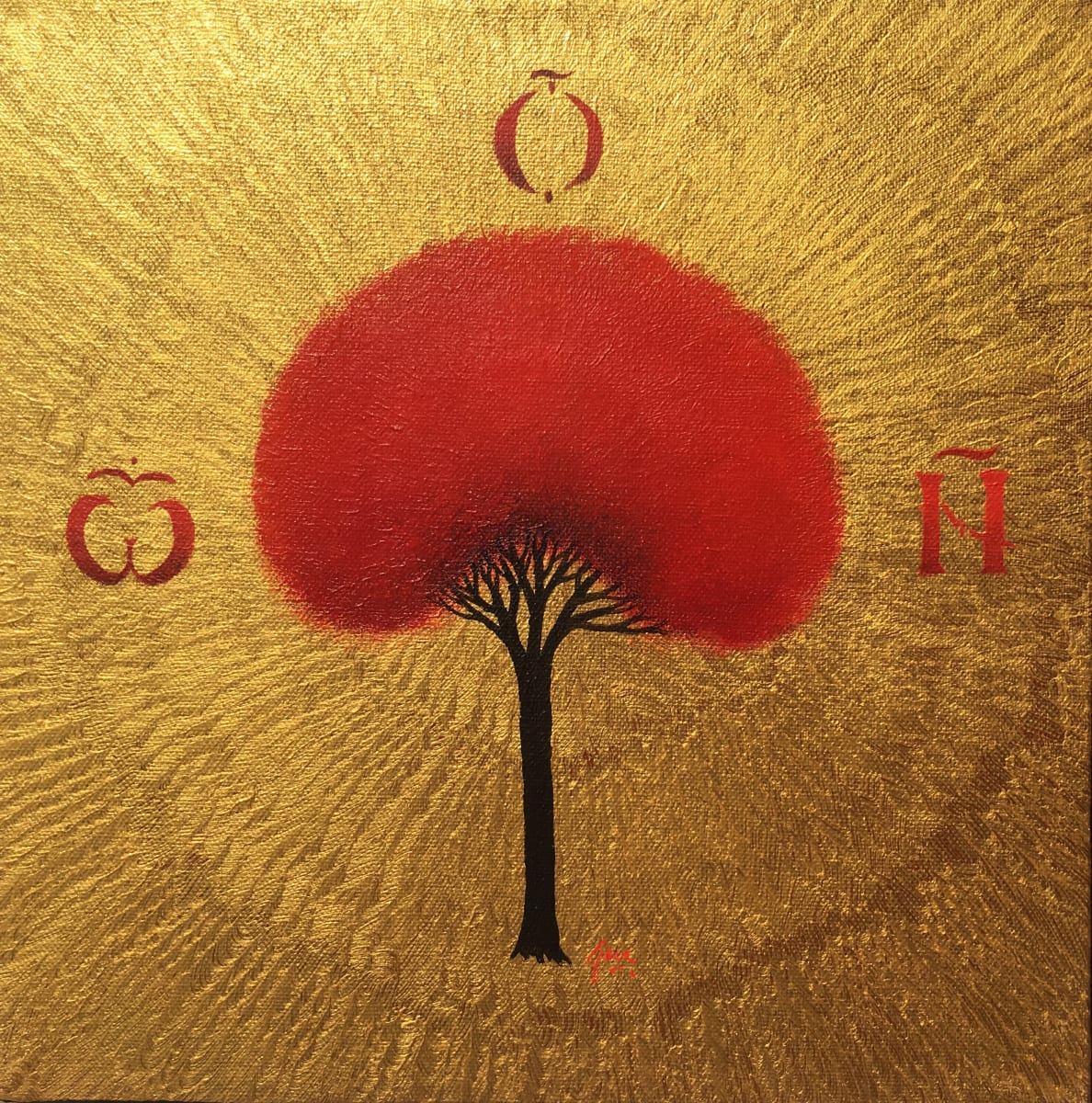 Sacred Icon 17 by Gerrit Greve 
