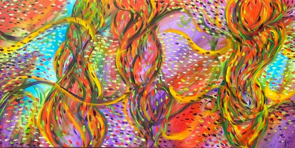 Trees and Ribbons by Gerrit Greve 