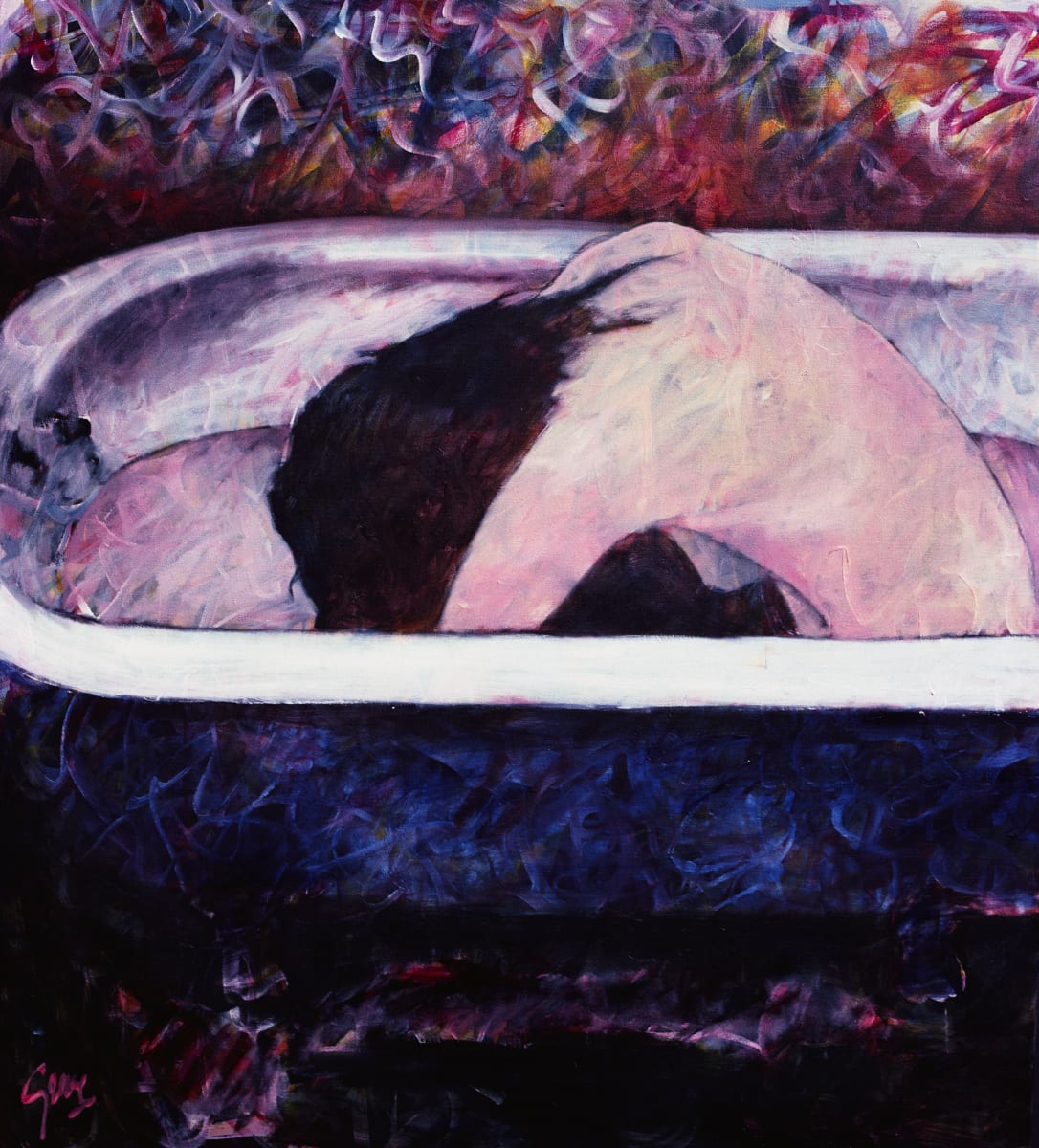 Kira in the Tub 2 by Gerrit Greve 