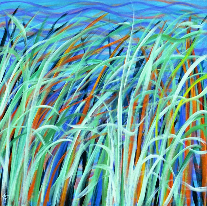 Autumn Reeds by Gerrit Greve 