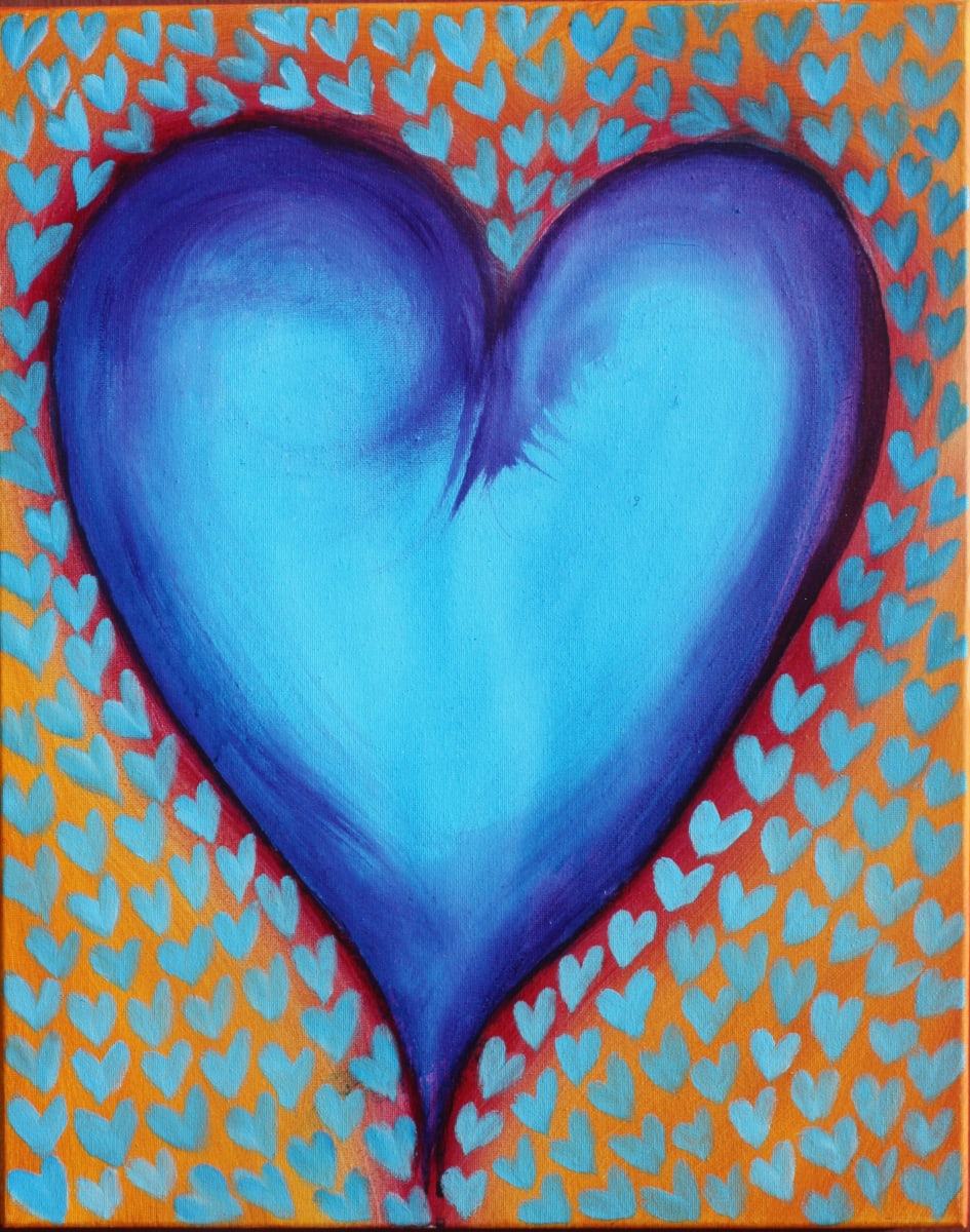 Blue Hearts by Gerrit Greve 