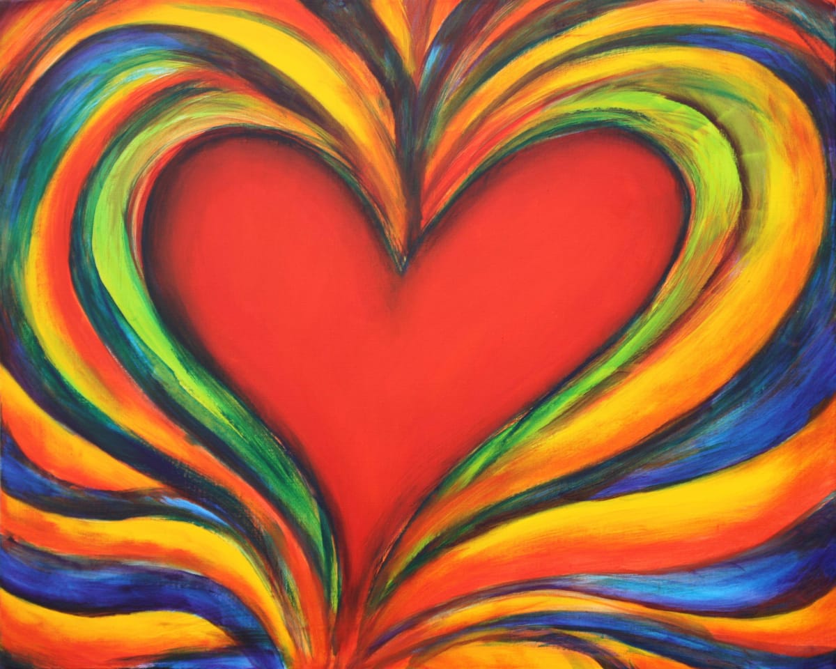Rainbow Heart by Gerrit Greve 