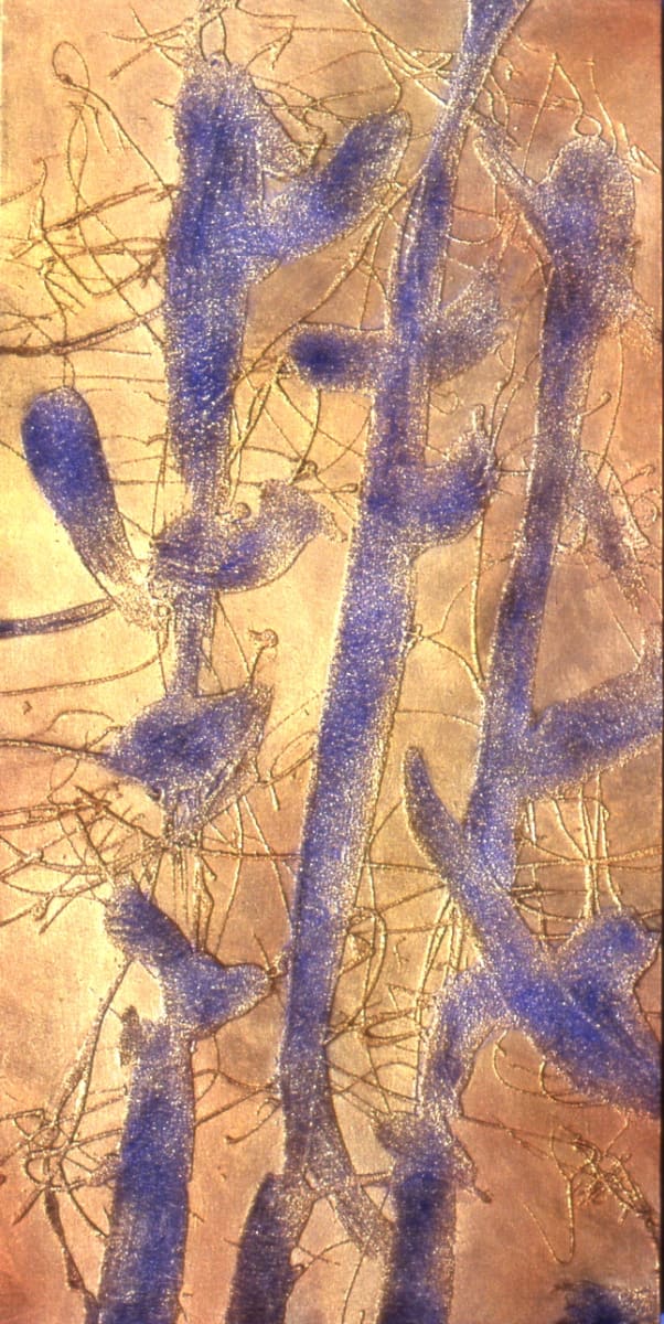 Blue Poles by Gerrit Greve 