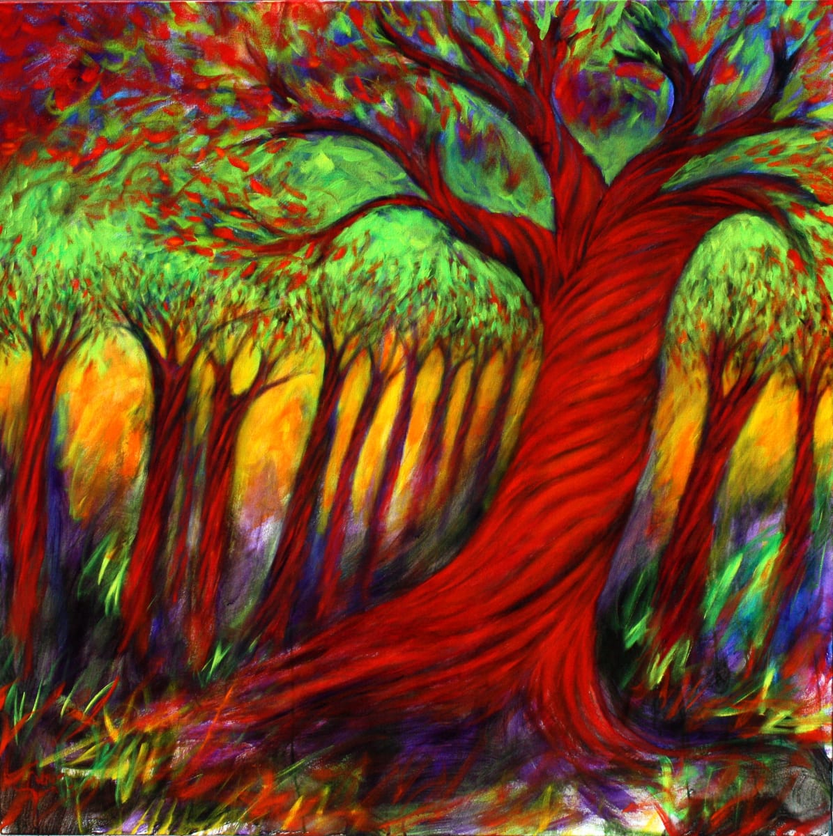 Mindscape 102 Dancing Tree by Gerrit Greve 