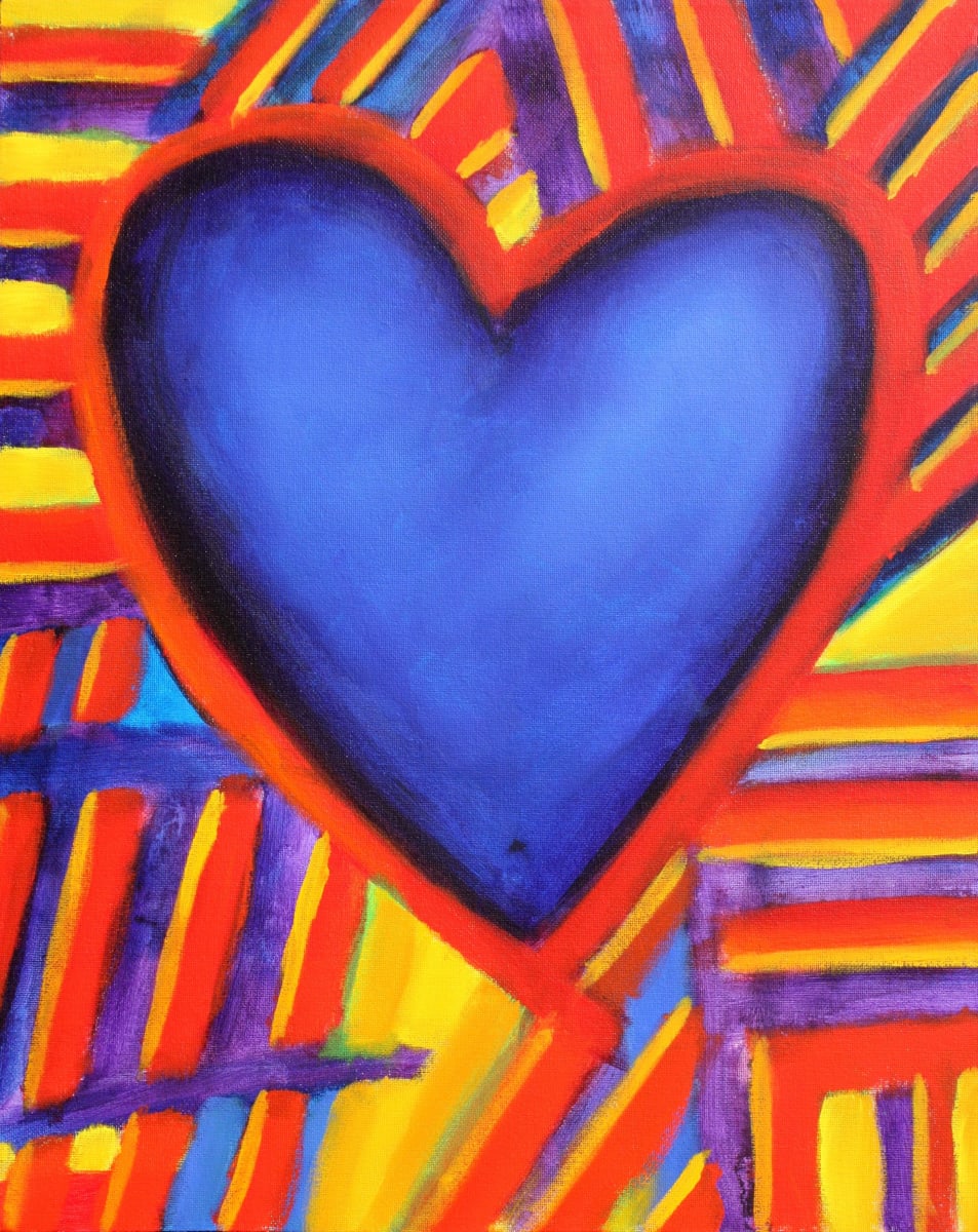 Heart Flag 3 by Gerrit Greve 