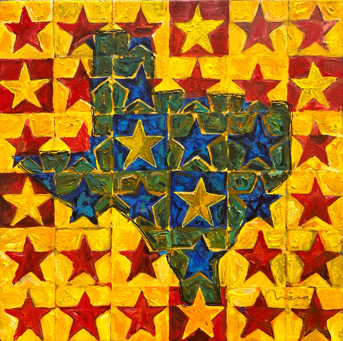 Texas Stars by Nara Montuy 