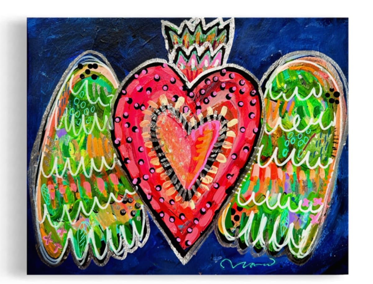 Heart Milagro Red by Nara Montuy  Image: Heart Milagro Red