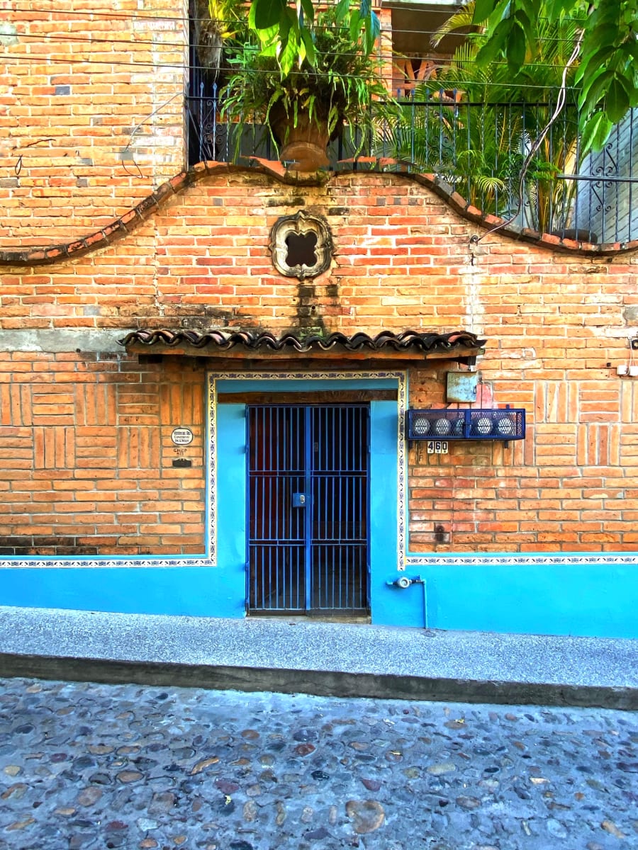 Blue Doorway 1 by Ronnie Frey 