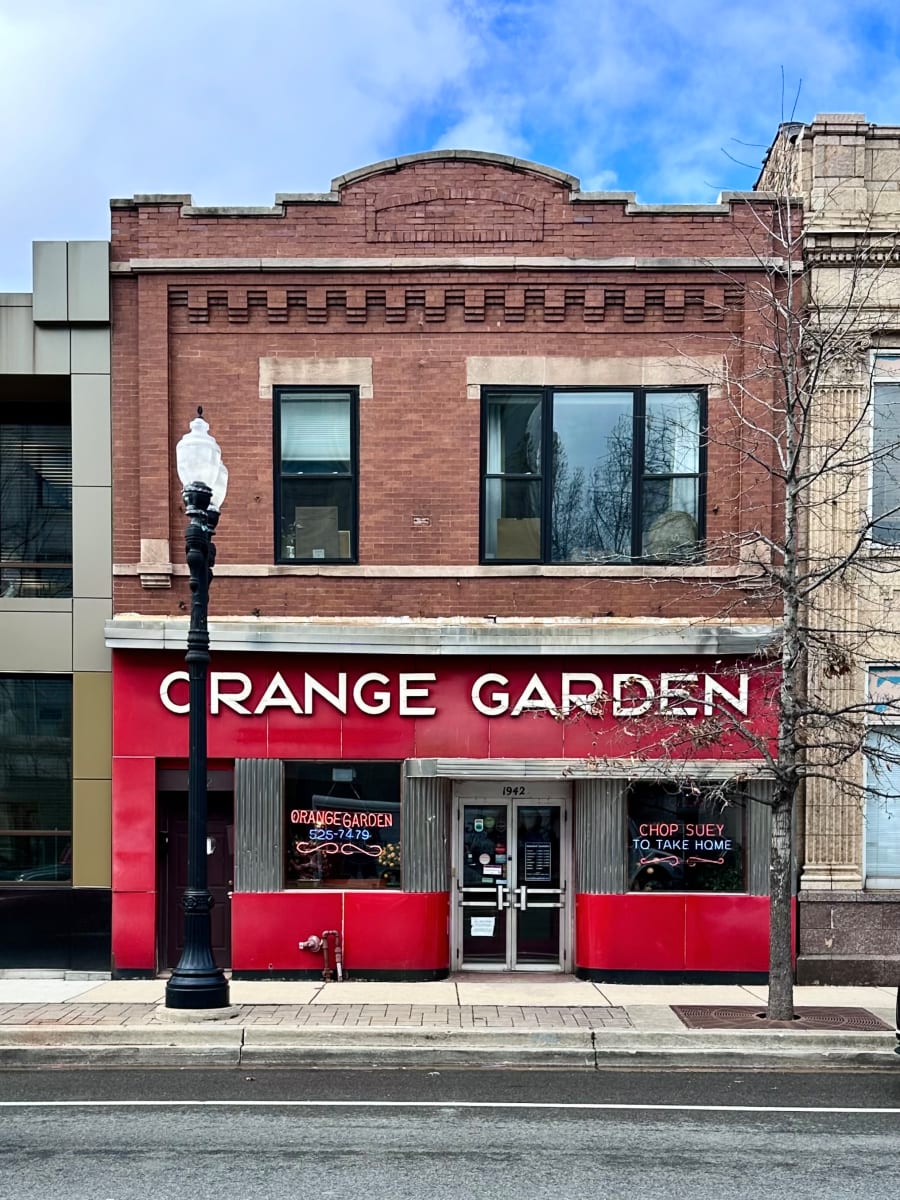 Orange Garden by Ronnie Frey 