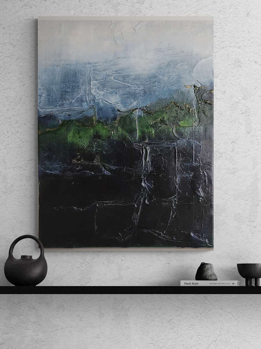 Balcony II by Colleen Frances  Image: Moody, detailed, textured, beautiful, capturing the changing light before a storm. 