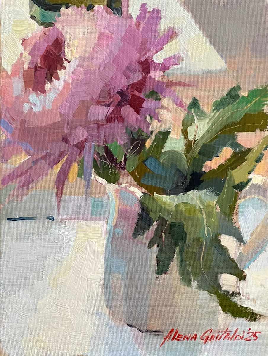 Pink chrysanthemum by Alena Gastaldi, Image 1.