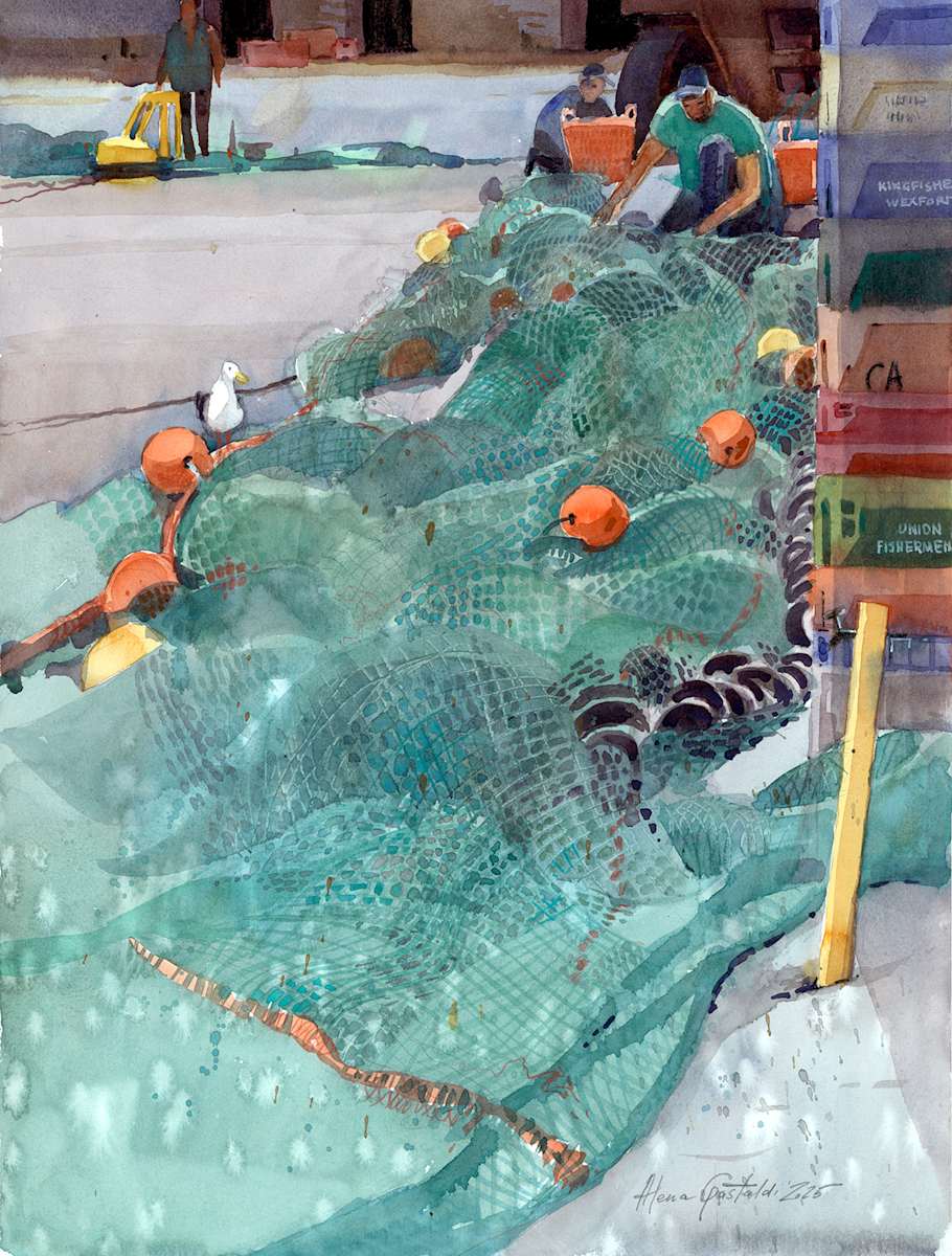 Mending nets by Alena Gastaldi, Image 6.