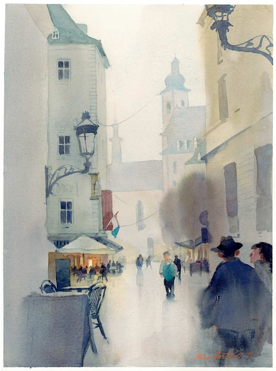 St Michael in the fog | Luxembourg by Alena Gastaldi, Image 2.