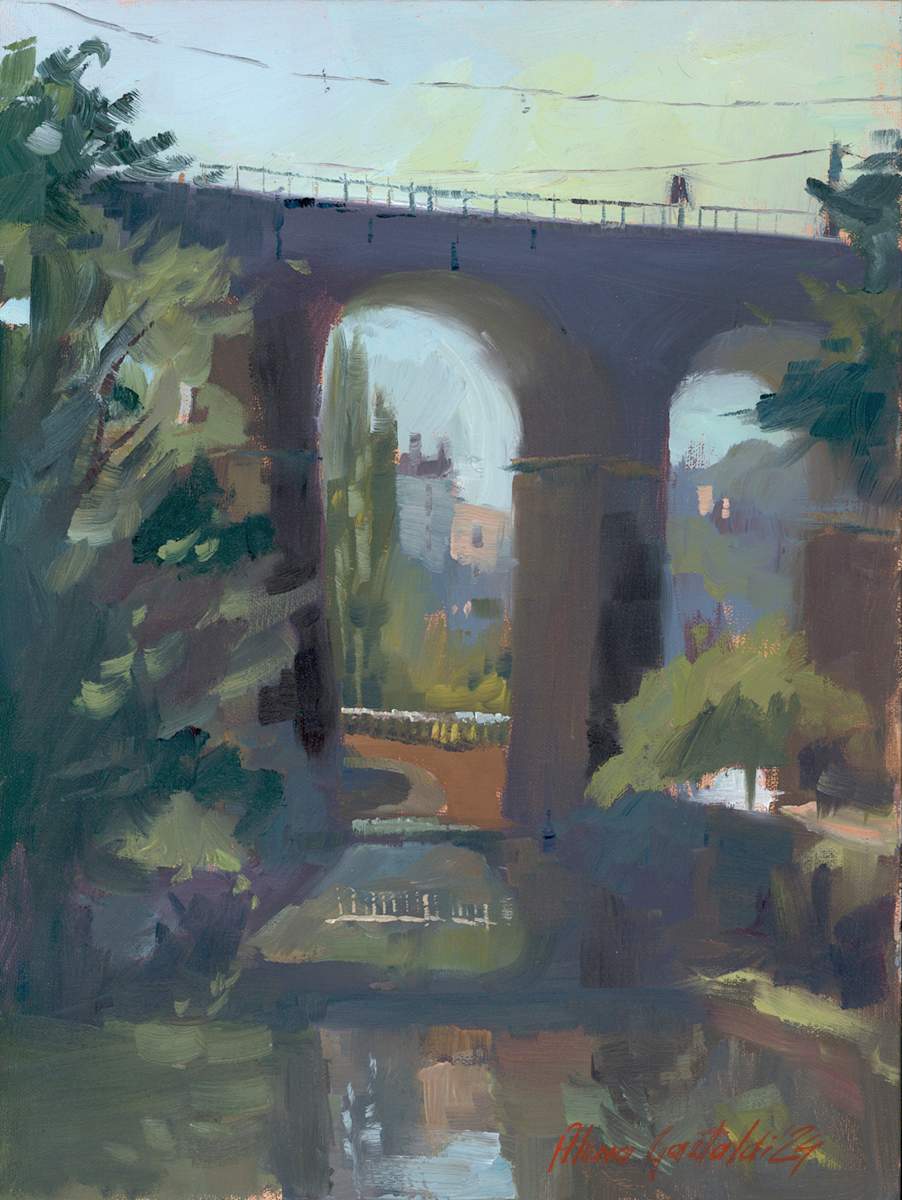 Luxembourg: Pafendal, Viaduct Ferroviaire 2 by Alena Gastaldi 