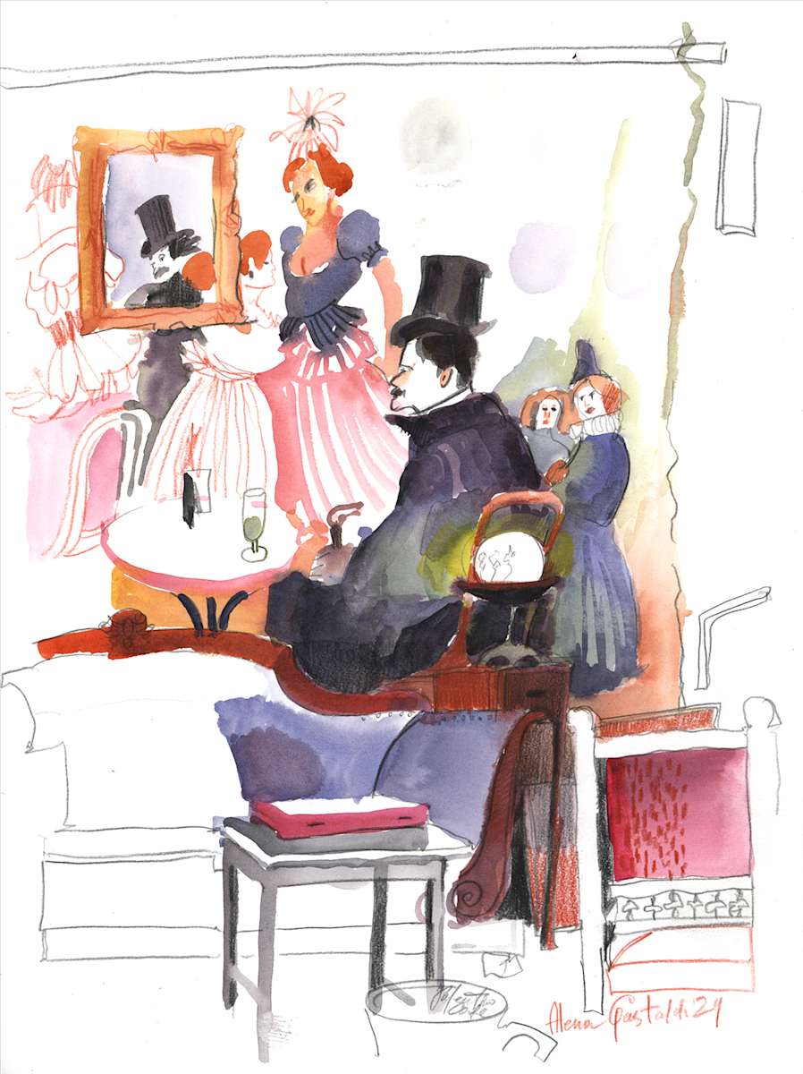 Luxembourg: Thinking of Toulouse-Lautrec by Alena Gastaldi, Image 9.