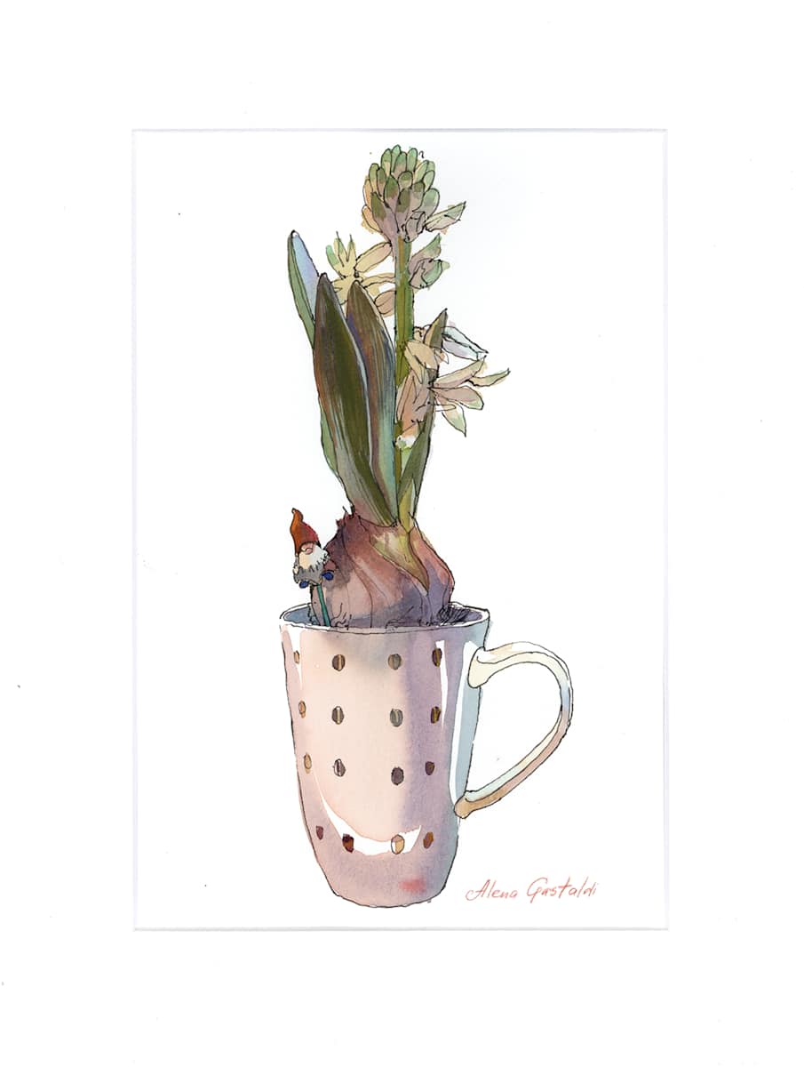 Mom's hyacinth #2 by Alena Gastaldi, Image 16.