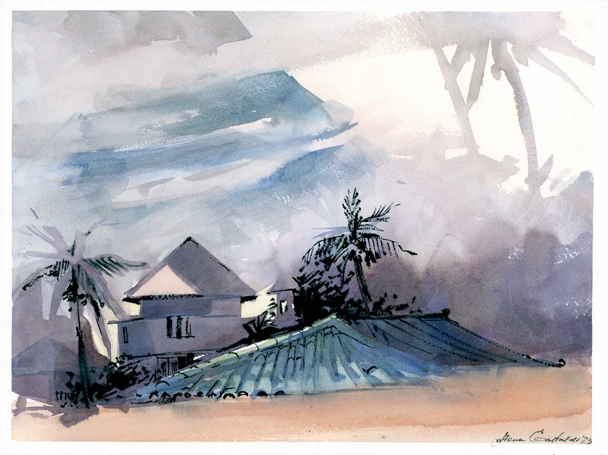 Bali: volcano in the morning clouds by Alena Gastaldi, Image 17.