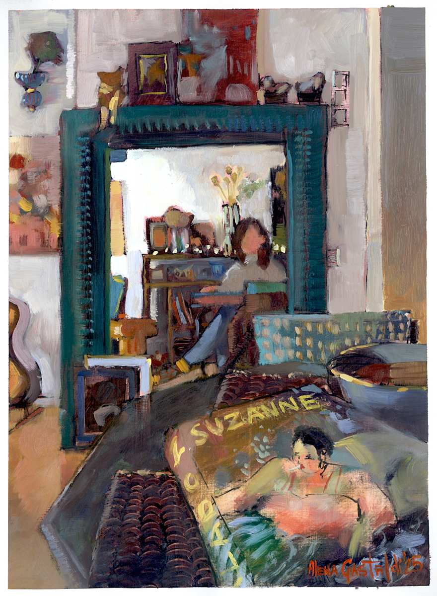 Self portrait with Suzanne by Alena Gastaldi, Image 20.