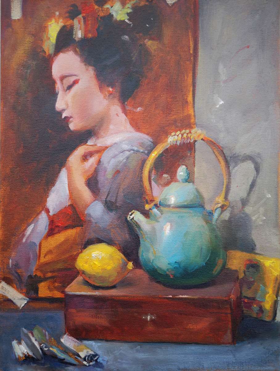 Still life with Geisha by Alena Gastaldi, Image 17.