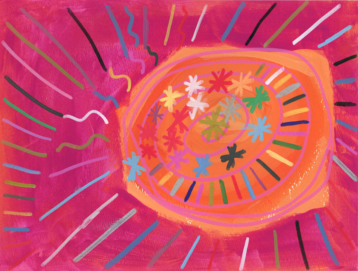 Abstract Circle by Erika Vega 