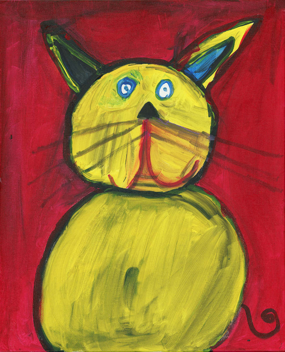 Untitled (Yellow Kitty) by Erika Vega, Image 1.