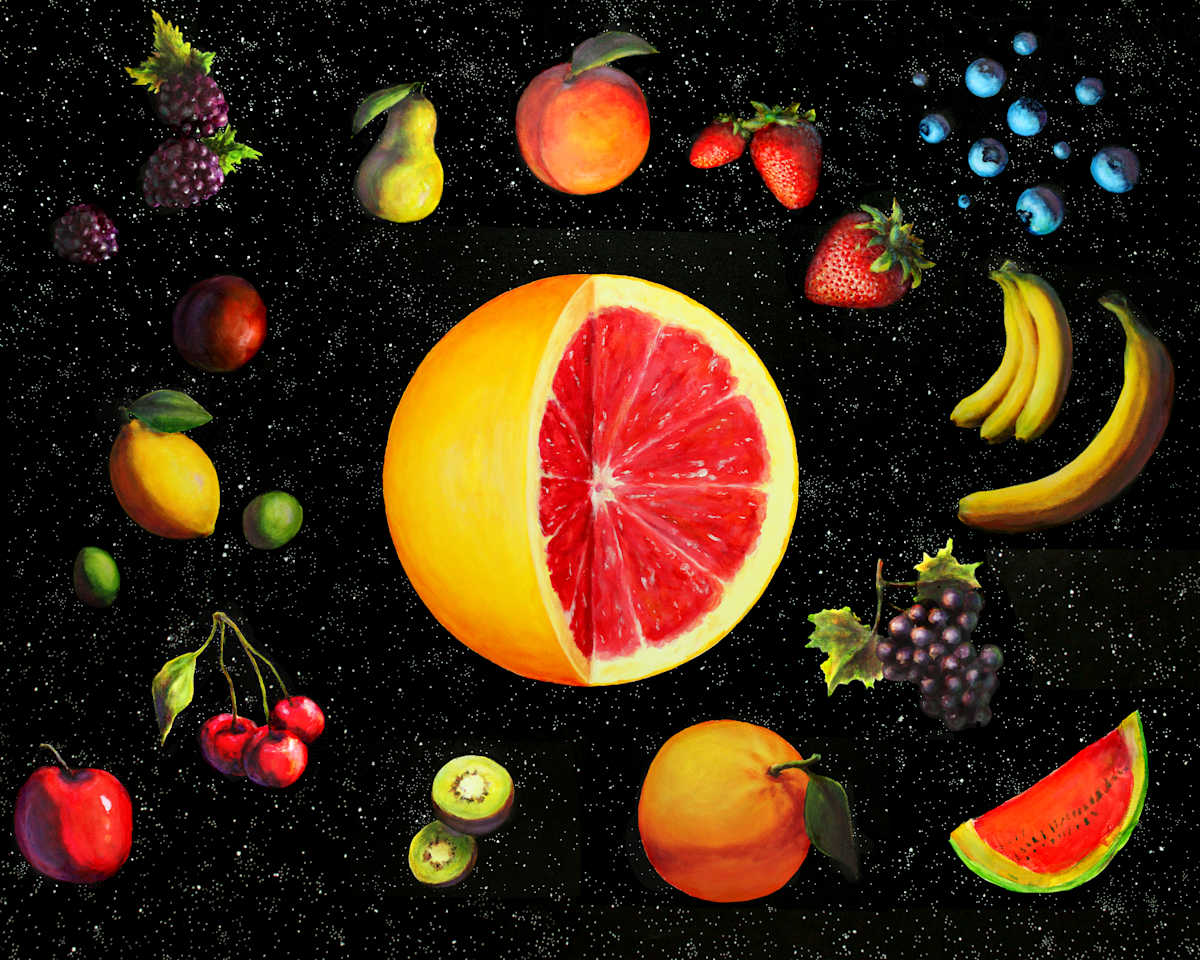 Fruits in Space by Jacob Broughton, George "Spaceman" Browning 
