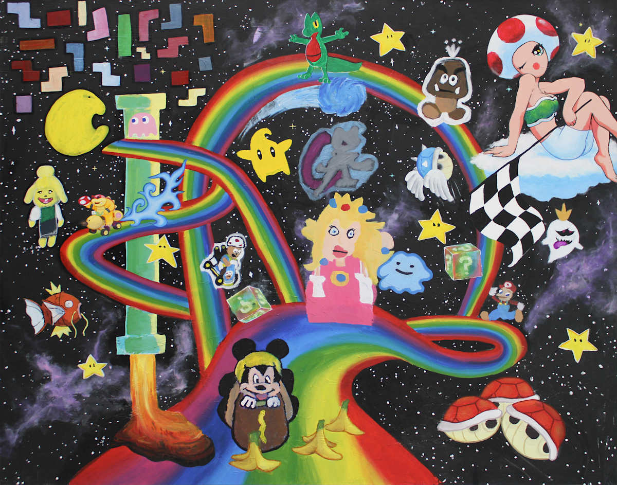 Rainbow Road by P.A.I.N.T. Studio Collaboration, Image 1.