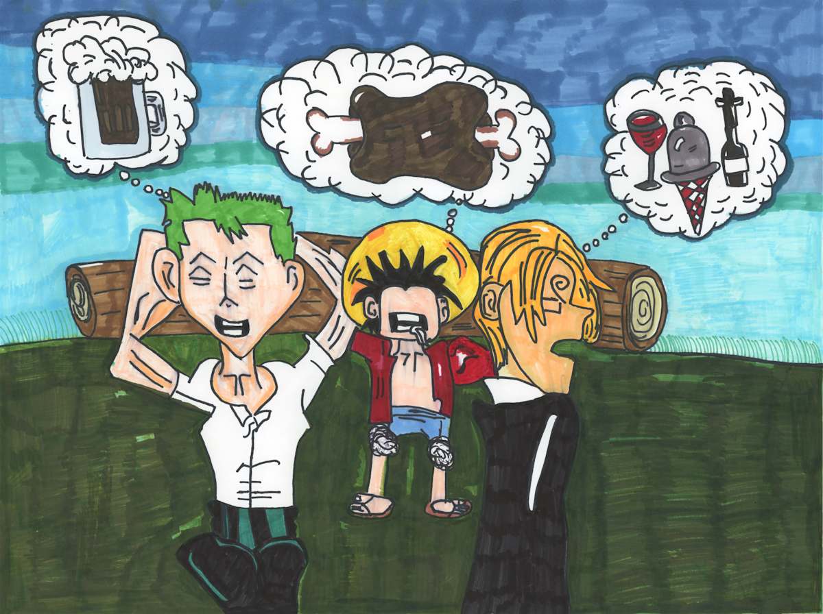One Piece Food Dreams by Jordan Lyons-Lau 