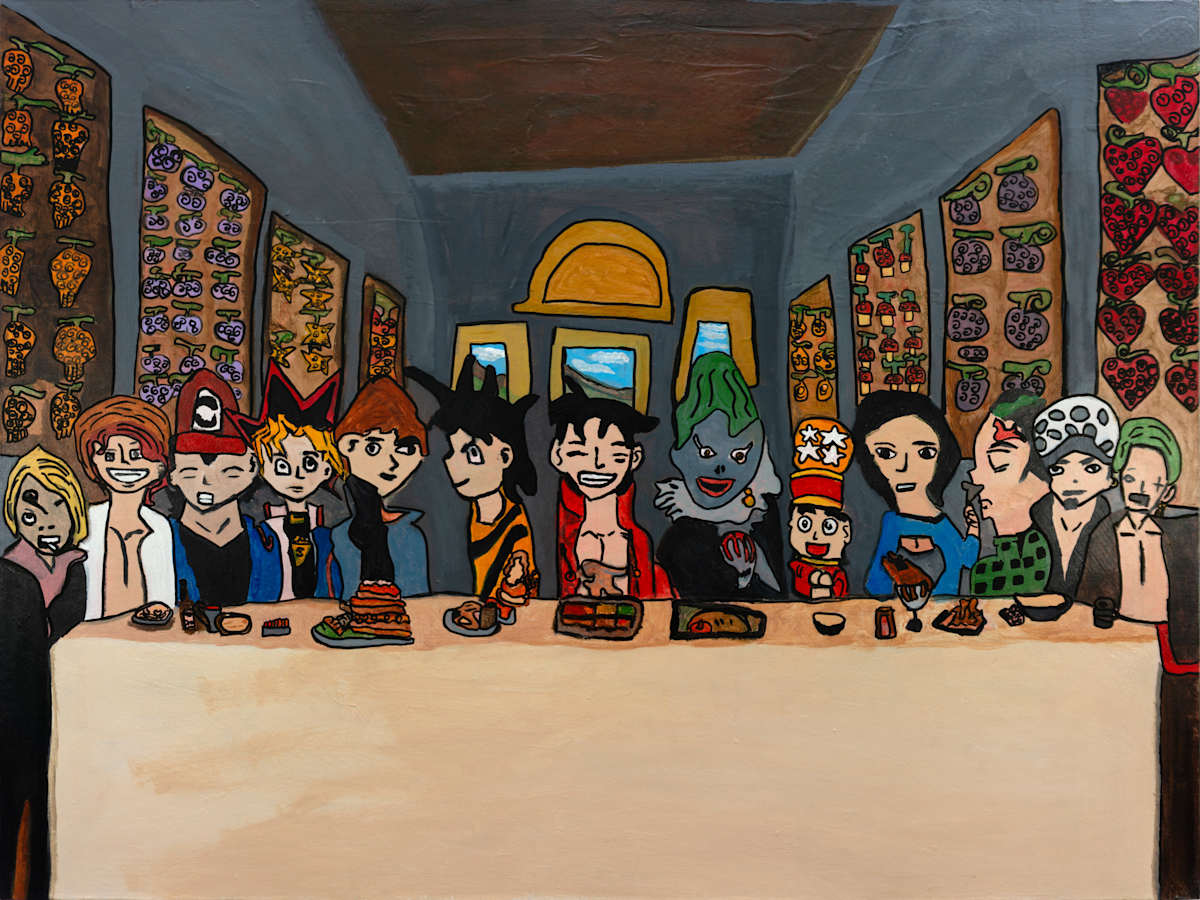 Anime Last Supper by Jordan Lyons-Lau, Image 1.