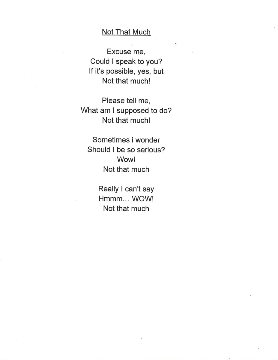 Not That Much by George "Spaceman" Browning 