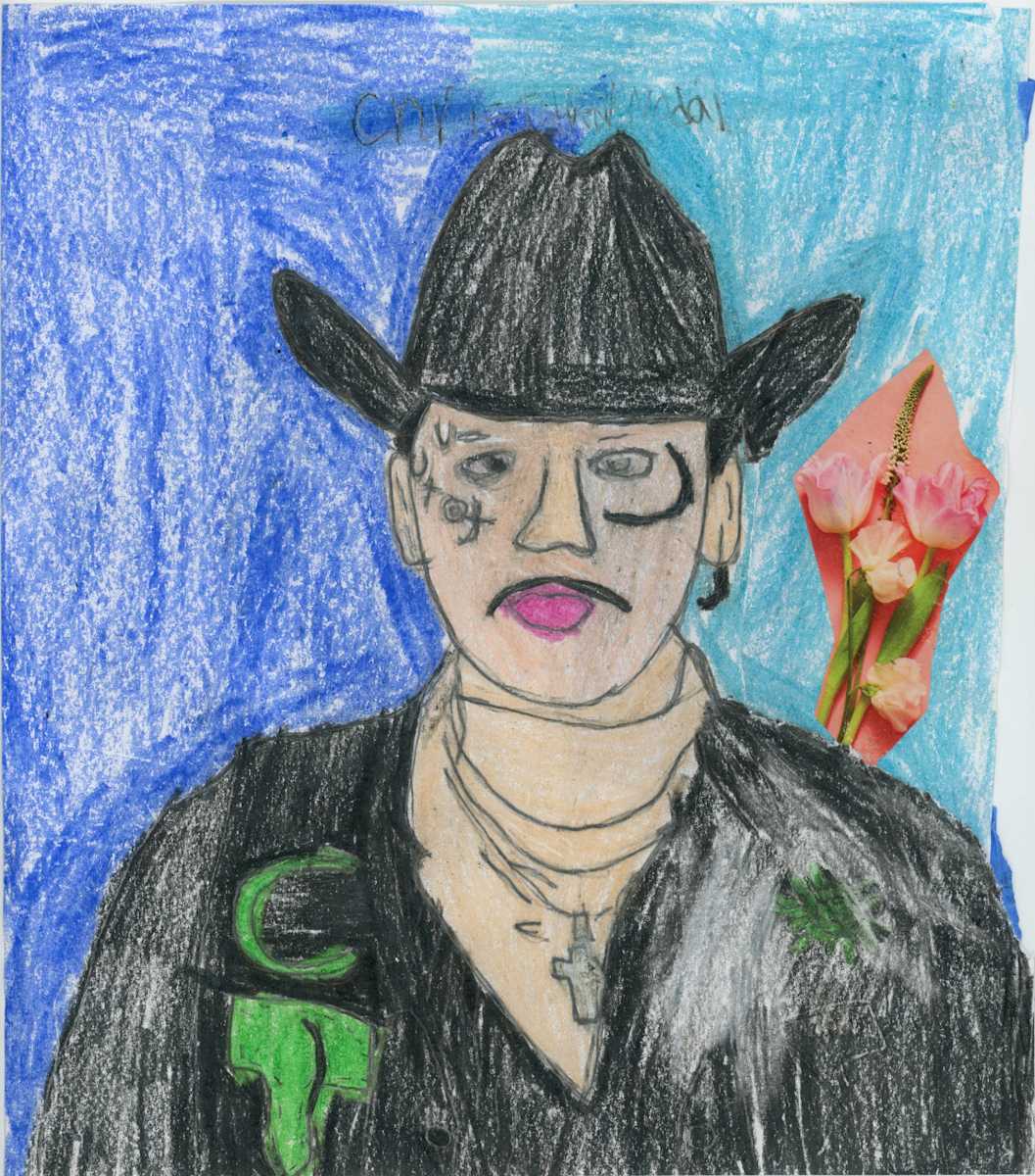 Untitled (Man with Cowboy Hat) by Reyna Camarillo-Gusimat, Image 6.