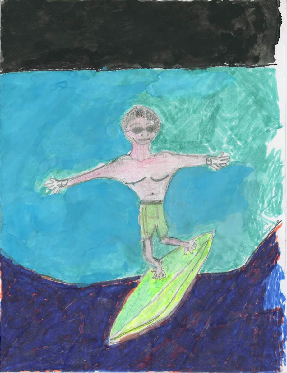 Surfing (#2) by George "Spaceman" Browning, Image 1.