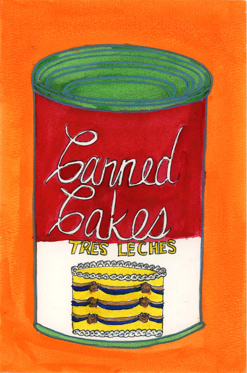 Canned Cakes by Carolena Samayoa 