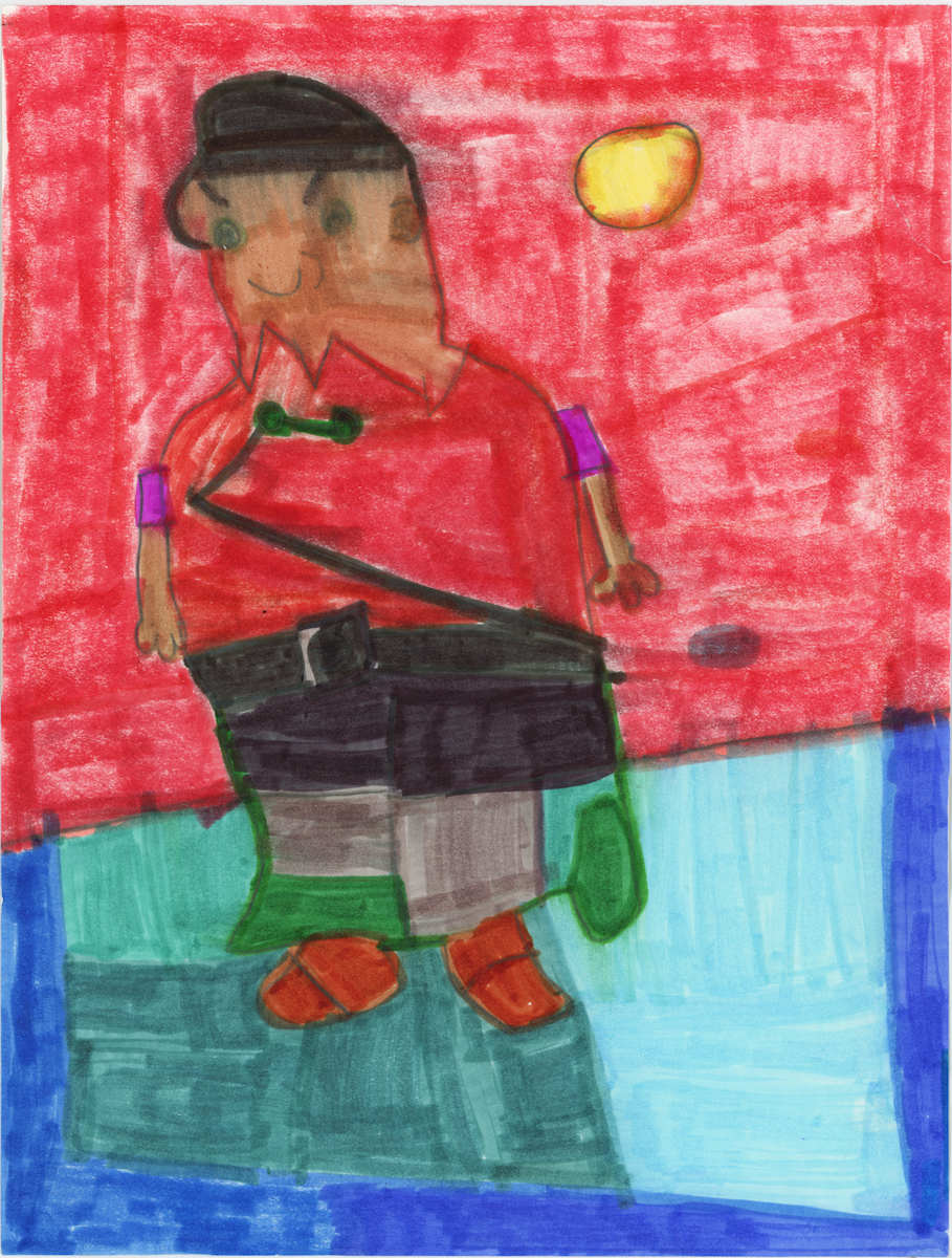 Untitled (Guy With Cap) by Reyna Camarillo-Gusimat, Image 11.