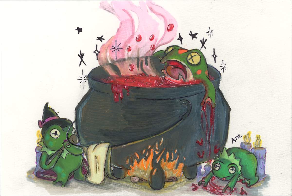 Frog Dinner by Amanda Tecson 