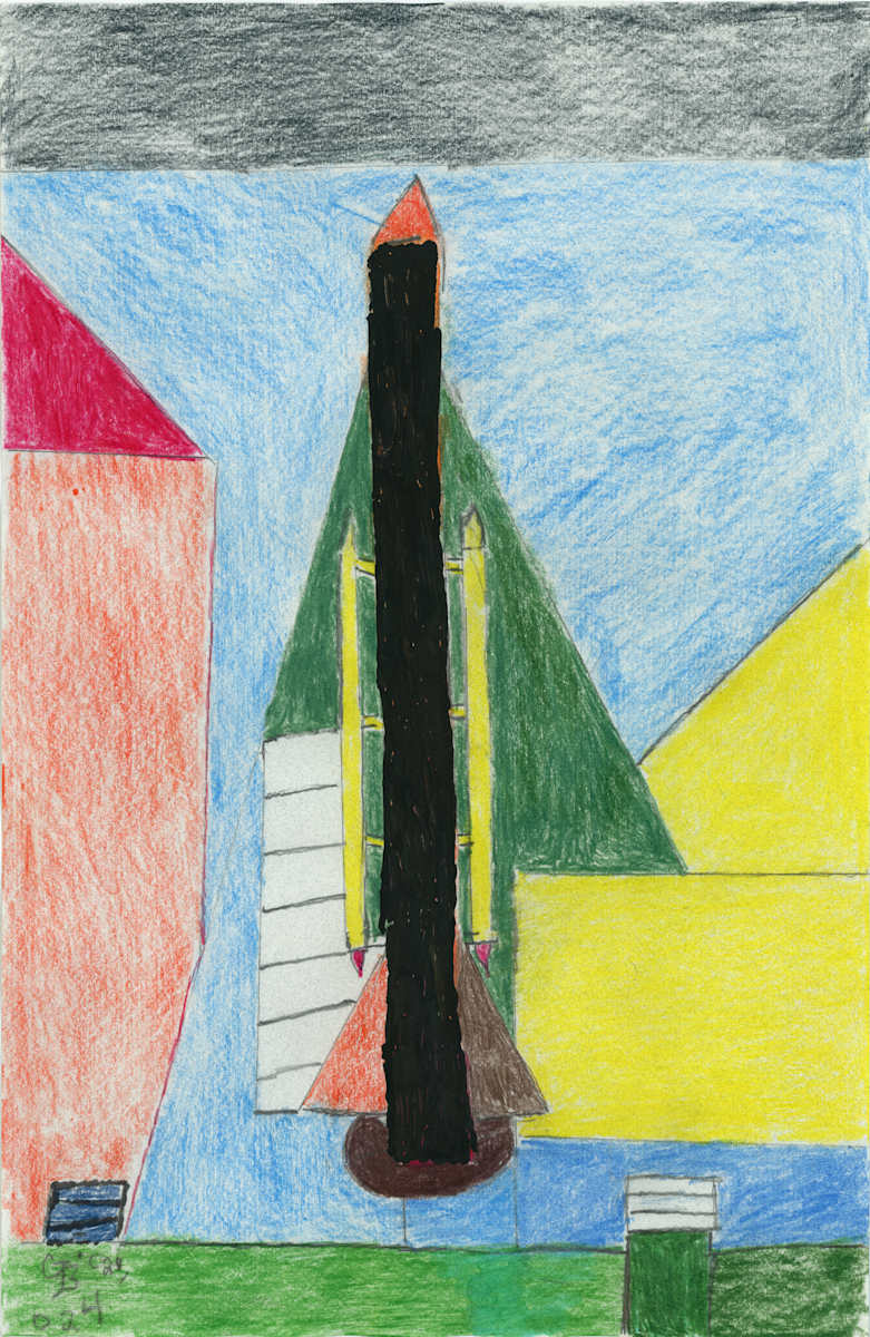 Christmas Rocket by George "Spaceman" Browning 