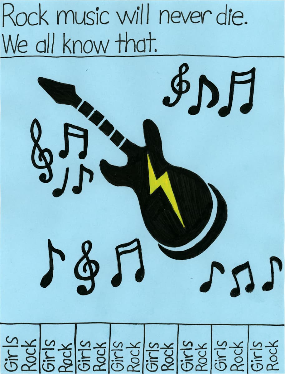 Rock Music Flyer by Nicole Pluta 