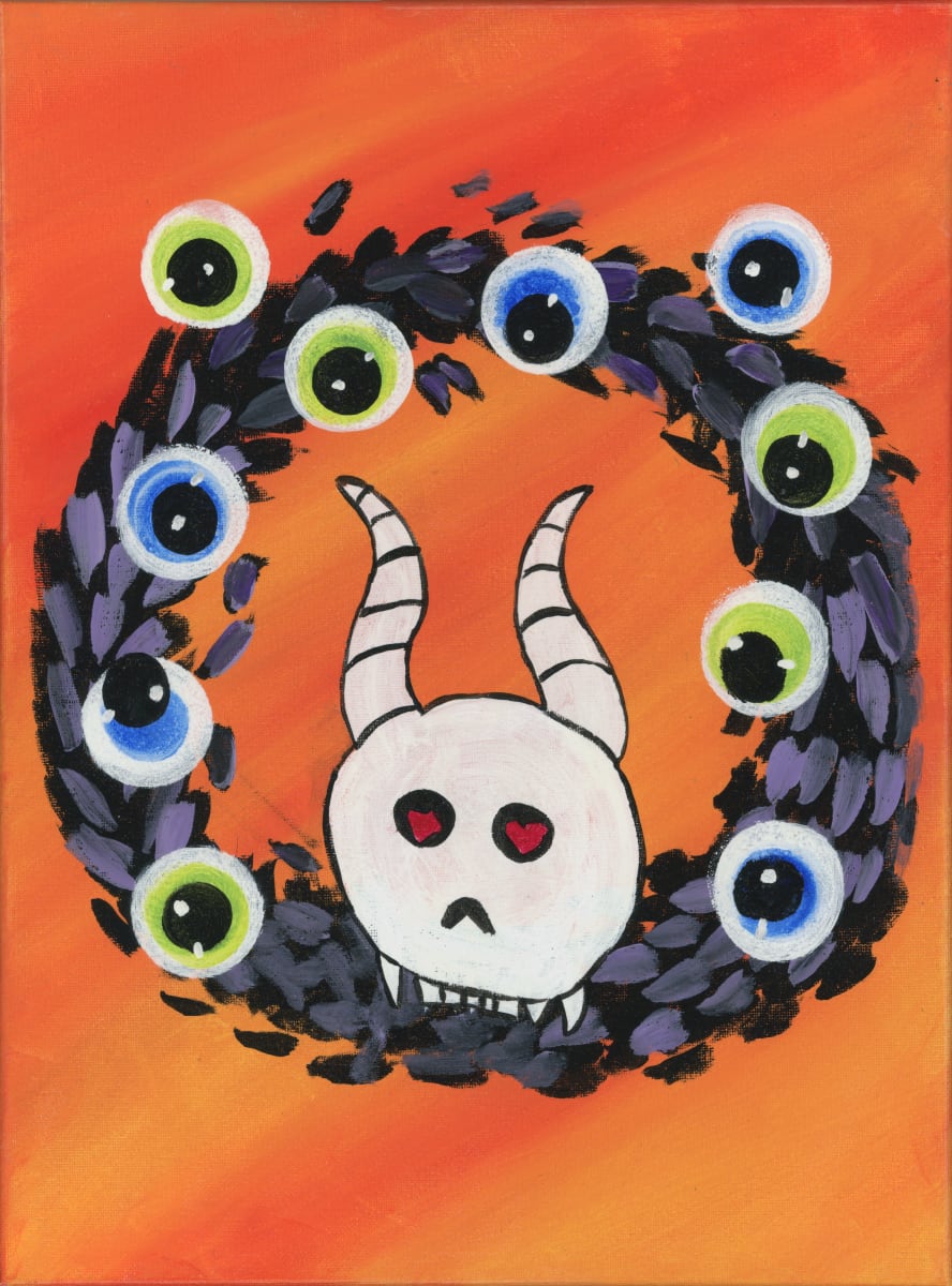 halloween wreath by Nikolas Heitz-Arruda 