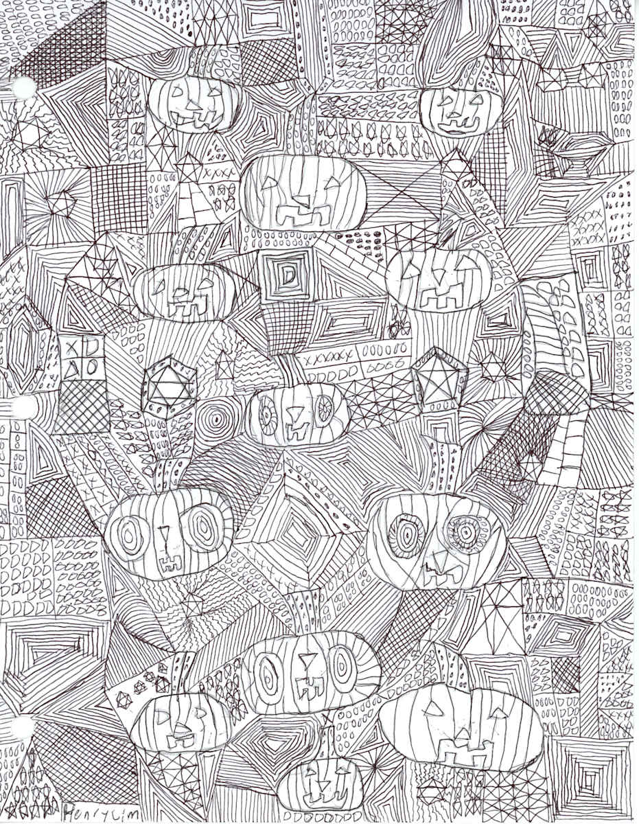 Pumpkin Abstract by Henry Lim 