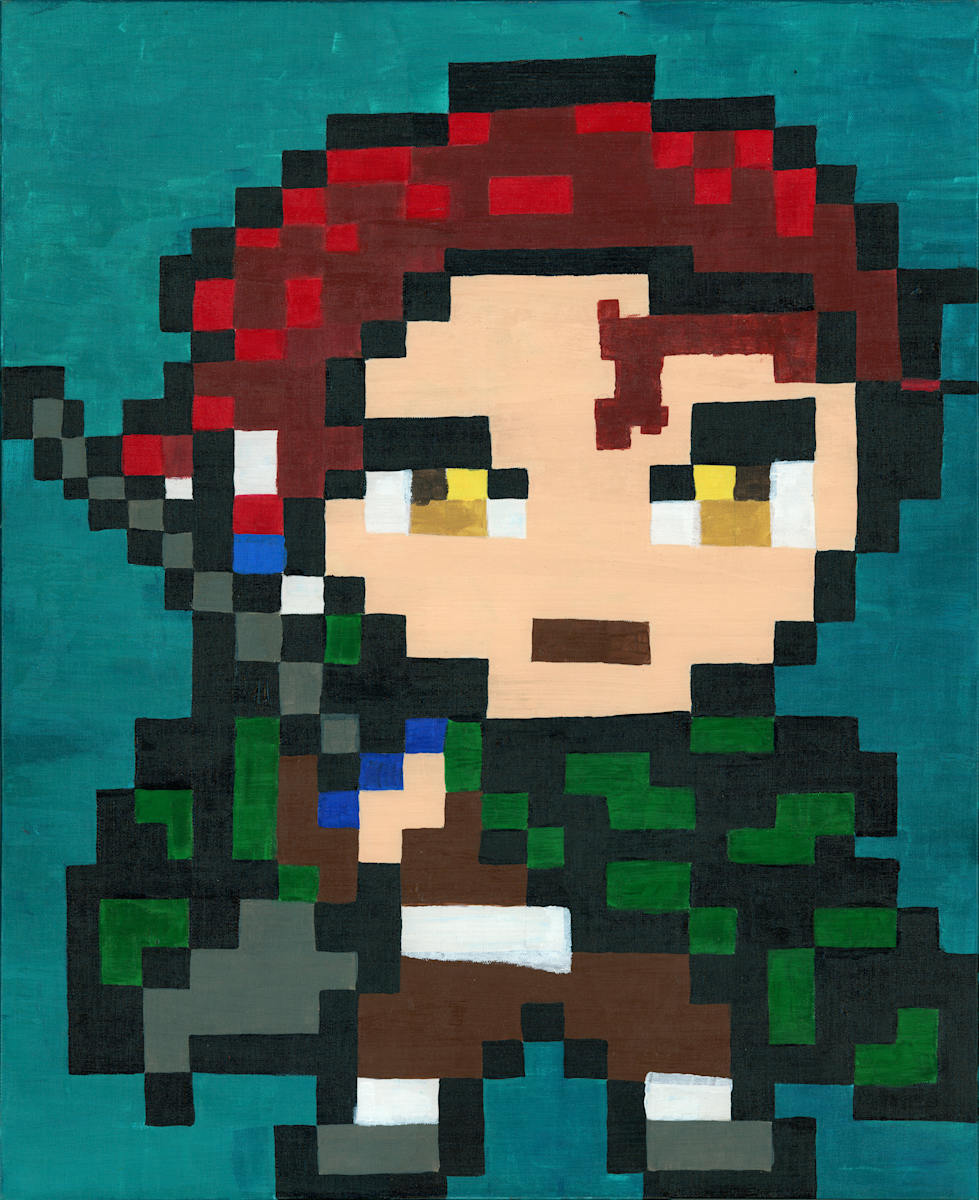 Pixel Tanjiro by Mary Wright, Image 1.